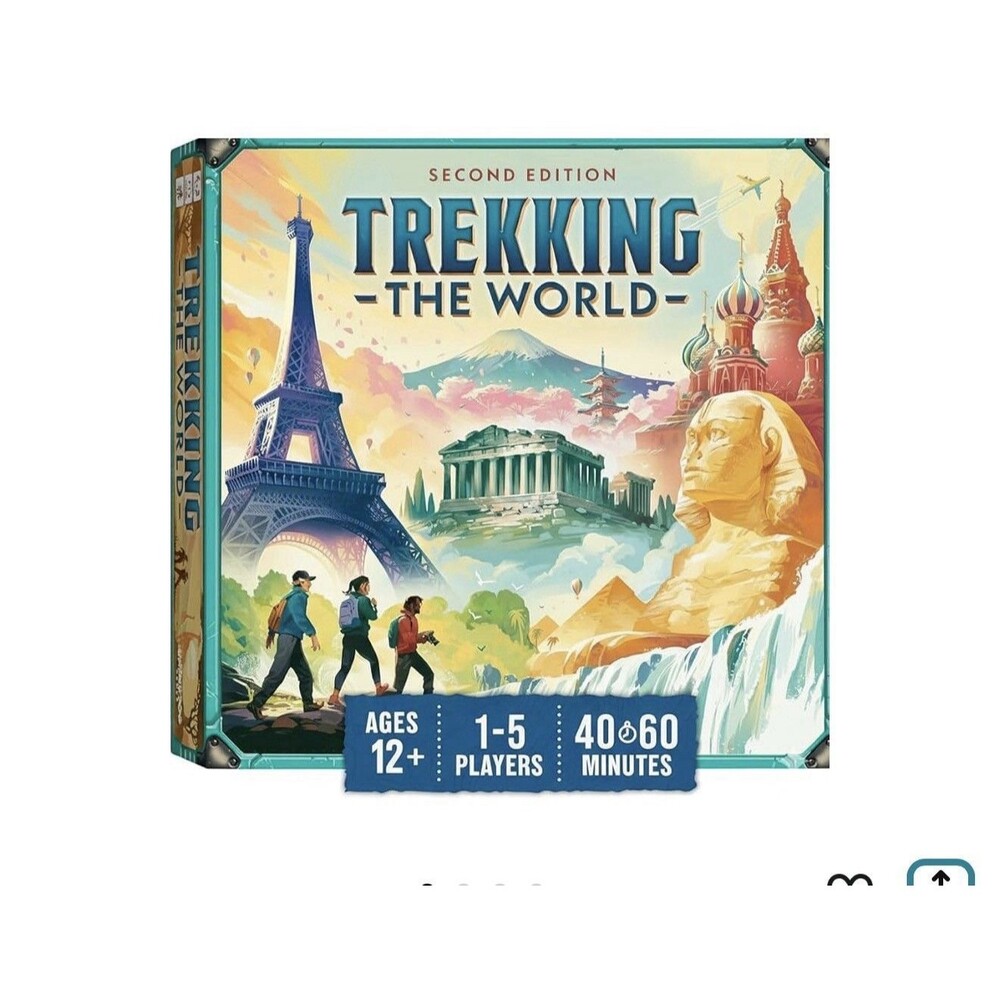 Underdog Game Trekking the World 2nd Edition - Award-Winning Board Game kids 10+